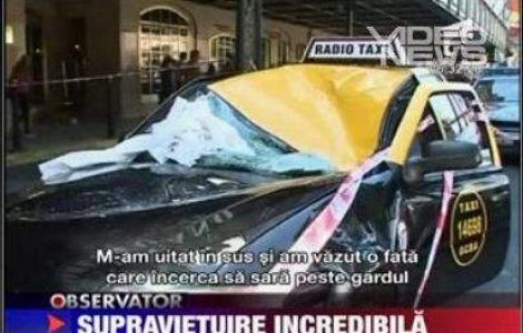 A supravietuit dupa ce s-a aruncat de pe un hotel cu 23 de etaje