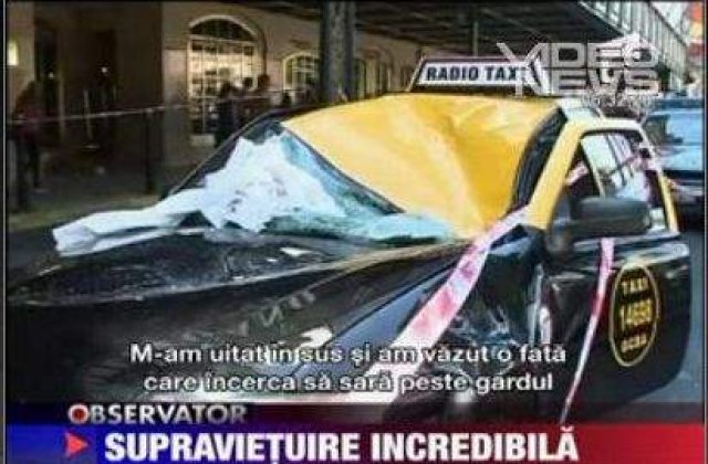 A supravietuit dupa ce s-a aruncat de pe un hotel cu 23 de etaje