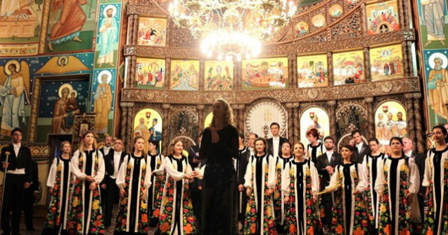 Corul Madrigal sustine un concert la Biserica Evanghelica din Cristian