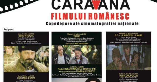 "Caravana filmului romanesc" revine la Amara, impreuna cu Mircea Diaconu si Horatiu Malaele