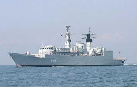 Fortele Navale Romane: Fregata Regele Ferdinand va desfasura misiuni specifice alaturi de militarii britanici de pe nava comandant a gruparii navale NATO