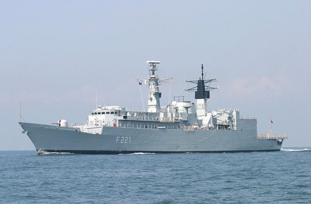 Fortele Navale Romane: Fregata Regele Ferdinand va desfasura misiuni specifice alaturi de militarii britanici de pe nava comandant a gruparii navale NATO