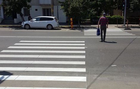  Foto  Trecere de pietoni inedita in Iasi