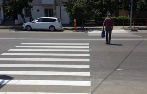  Foto  Trecere de pietoni inedita in Iasi