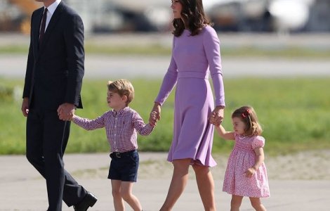 Printesa Charlotte, surprinsa in timp ce are o reactie tipica unui copil de varsta ei