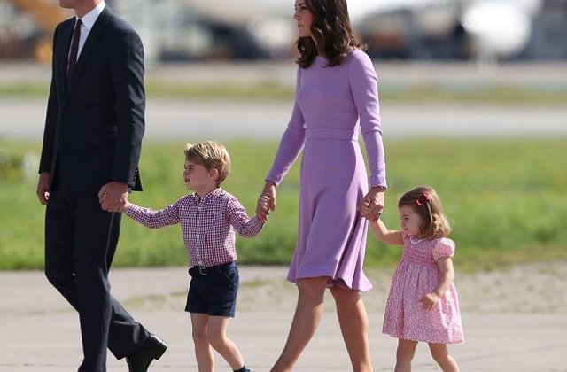 Printesa Charlotte, surprinsa in timp ce are o reactie tipica unui copil de varsta ei