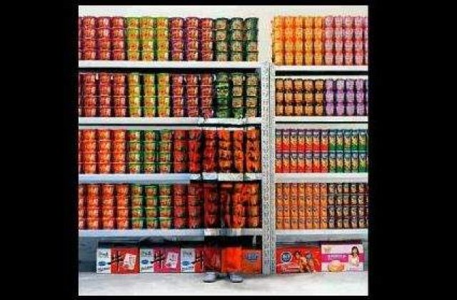 [VIDEO] Artistul cameleon sau "omul invizibil"?