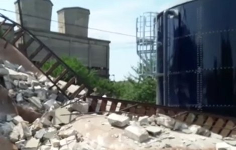  Video  Explozie puternica la o fabrica din Galati