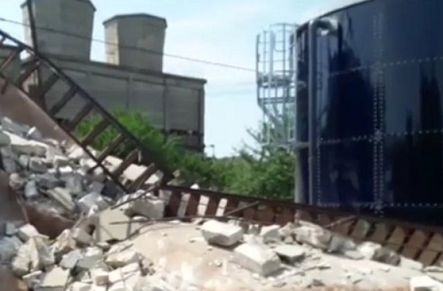 [VIDEO] Explozie puternica la o fabrica din Galati