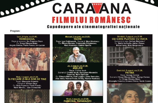 Editie aniversara a "Caravanei filmului romanesc", la Onesti