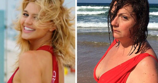  Top  10+ imagini care ilustreaza cum ar fi aratat pozele vedetelor daca erau persoane... obisnuite