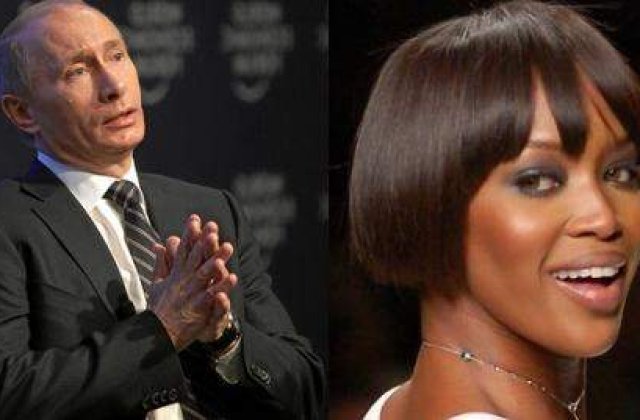 Naomi Campbell vs Vladimir Putin: Naivitatea se intalneste cu "spaima Rusiei"