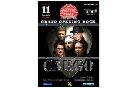 Cargo, concert de inaugurare Music Hall