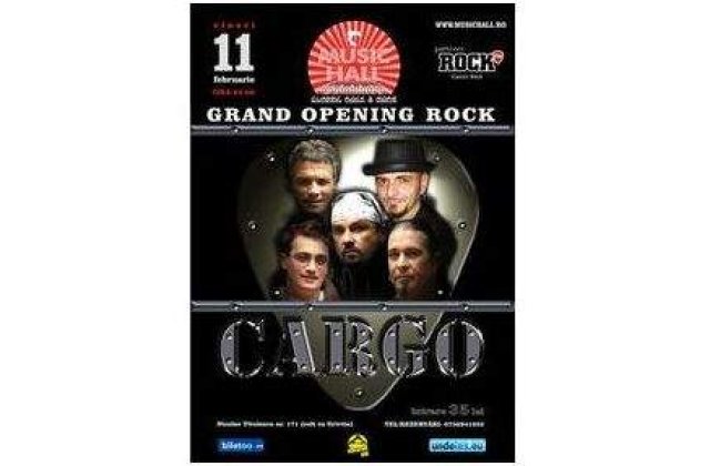 Cargo, concert de inaugurare Music Hall