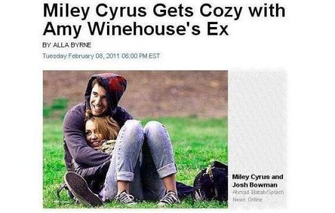  Video  Miley Cyrus are o relatie cu fostul iubit al lui Amy Winehouse