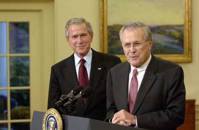 S.Hussein ar fi dat 60 de mil. de dolari pe viata fiicelor lui D.Rumsfeld