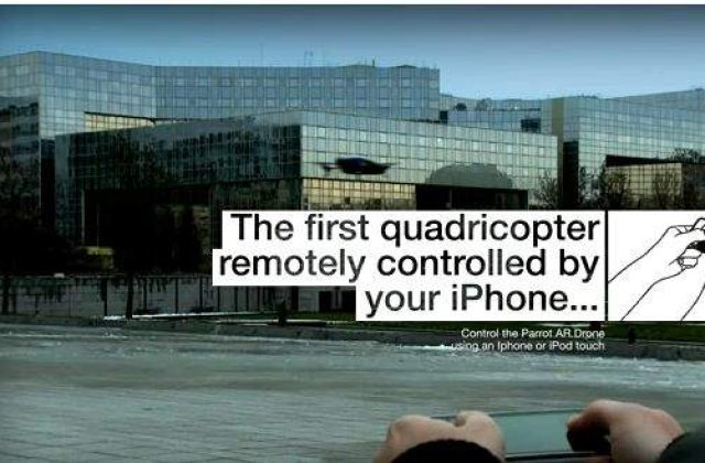 [VIDEO] Elicopterul ce poate fi controlat prin iPhone