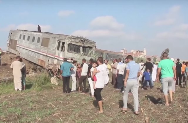 Egipt: Bilantul accidentului de tren a urcat la 49 de morti si peste 120 de raniti