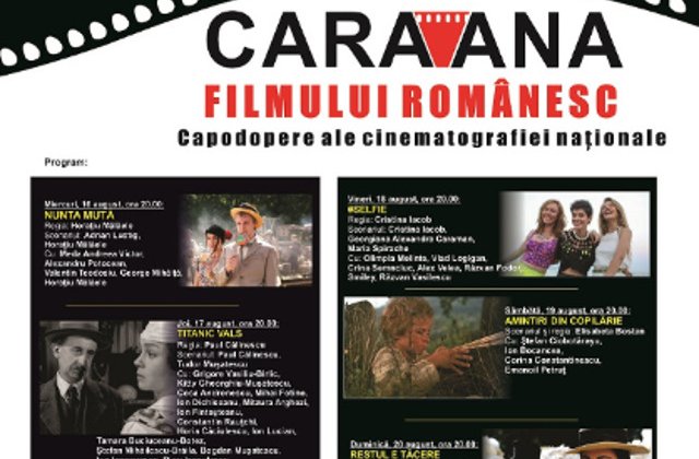 "Caravana filmului romanesc" ajunge la Ghimbav