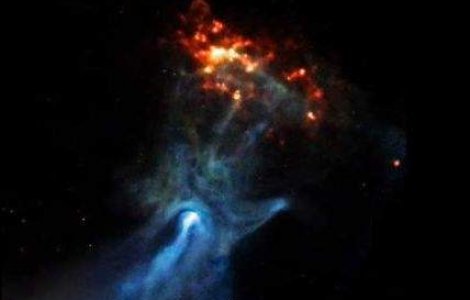  Video  "Mana lui Dumnezeu", fotografiata de NASA!