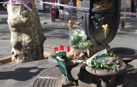  Foto   Video  Au aparut primele imagini cu bulevardul La Rambla, care a fost redeschis in urma cu putin timp