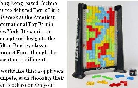 Jocul Tetris, lansat in varianta reala