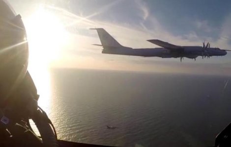  Video  Un bombardier rusesc a fost depistat zburand deasupra Marii Baltice, una dintre granitele NATO