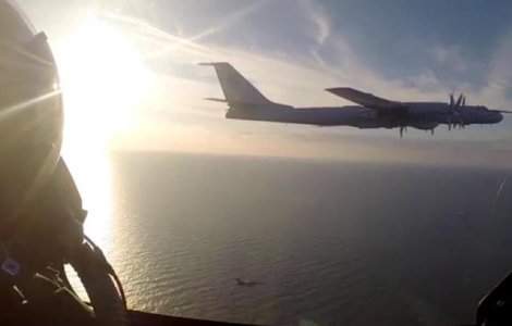  Video  Un bombardier rusesc a fost depistat zburand deasupra Marii Baltice, una dintre granitele NATO
