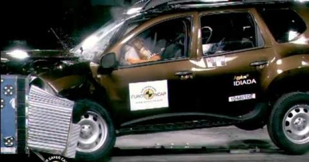  Video  Dacia Duster a obtinut 3 stele la testele de siguranta EuroNCAP!