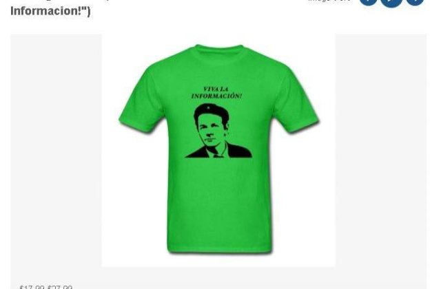 Wikileaks isi deschide magazin de suveniruri