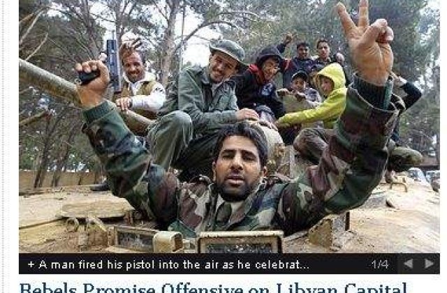 Muammar Kadhafi a trecut la atac!