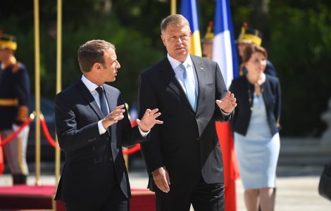 Macron a avertizat, la Bucuresti, ca proiectul de reforma a justitiei "nu este coerent cu vointa de lupta impotriva coruptiei"