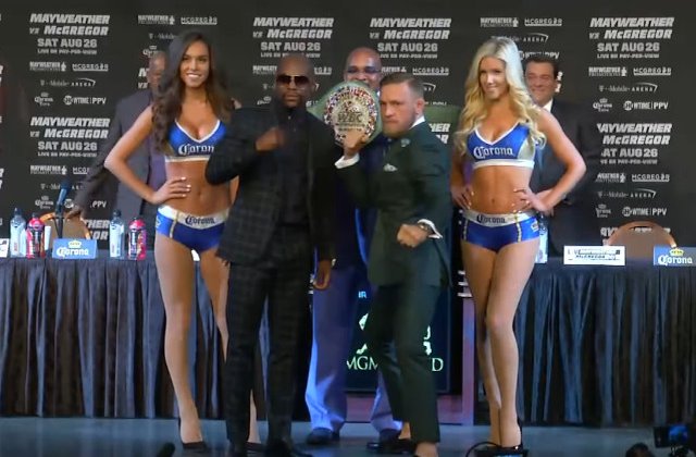 Adevarata lupta dintre Mayweather si McGregor s-a dat dupa meci, intre fani