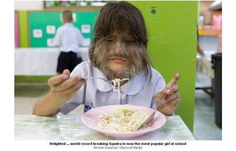 Cea mai paroasa fetita din lume