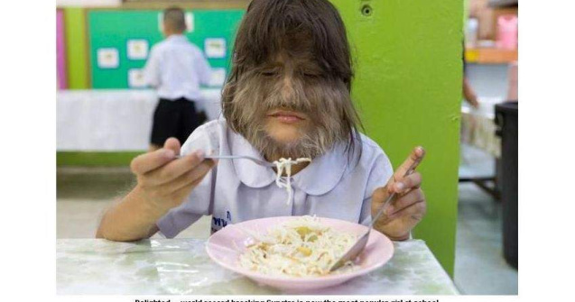 Cea mai paroasa fetita din lume