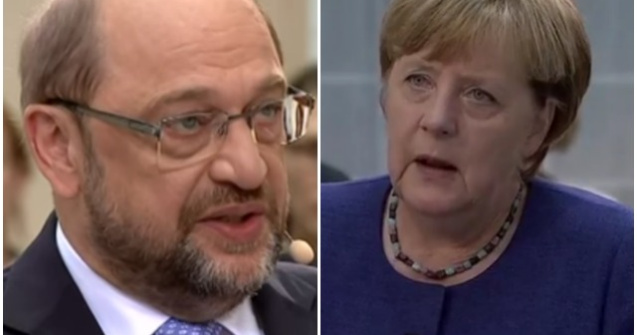 Merkel il infrange pe Schulz in dezbaterea de dinaintea alegerilor
