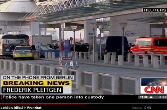 [VIDEO]: Doi piloti americani ucisi pe aeroportul din Frankfurt