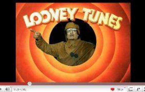  Top   Video Gaddafi, tinta ironiilor pe internet