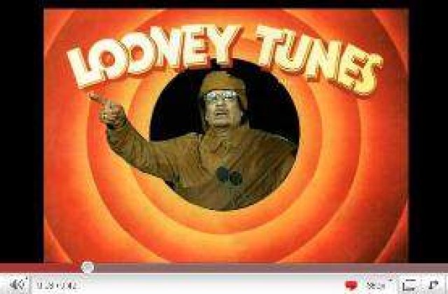 [VIDEO]Gaddafi, tinta ironiilor pe internet