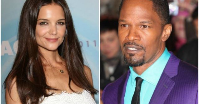 Jamie Foxx si Katie Holmes s-au afisat impreuna, pentru prima data