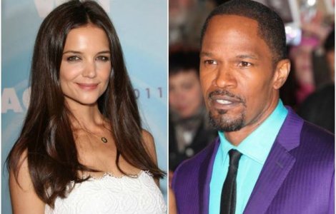 Jamie Foxx si Katie Holmes s-au afisat impreuna, pentru prima data
