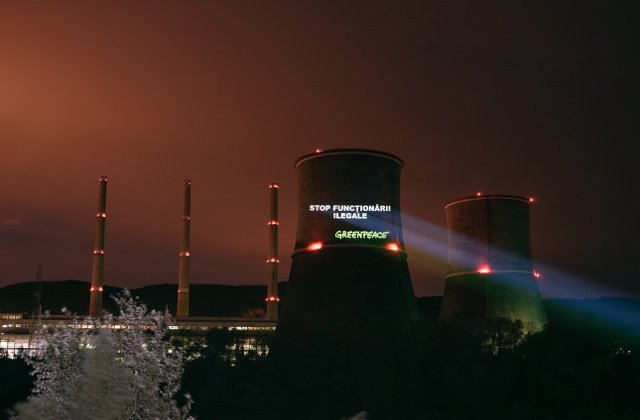 Raport Greenpeace Romania: 15 dintre cele 28 de termocentrale pe carbune functioneaza in afara legii