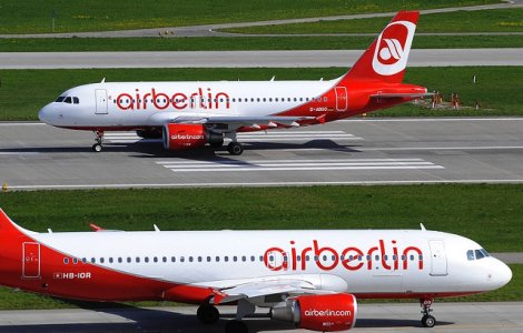 Air Berlin isi anuleaza aproximativ 100 de zboruri dupa ce pilotii s-au imbolnavit subit