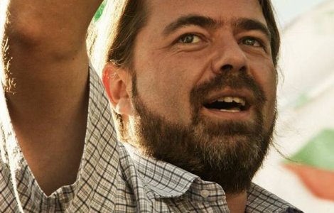 Primele imagini din platoul B1TV, unde Mihai Gotiu a fost lovit de Mirel Palada / VIDEO