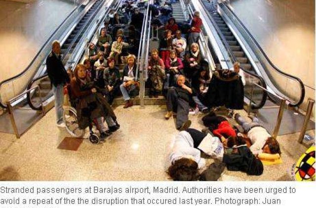 Greva in spatiul aerian spaniol, de la Paste pana la vara