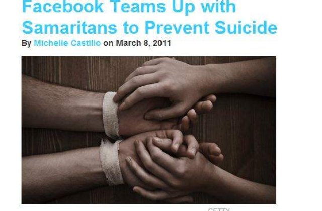 Cum previne Facebook sinuciderile?