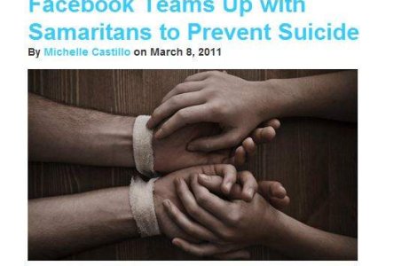 Cum previne Facebook sinuciderile?