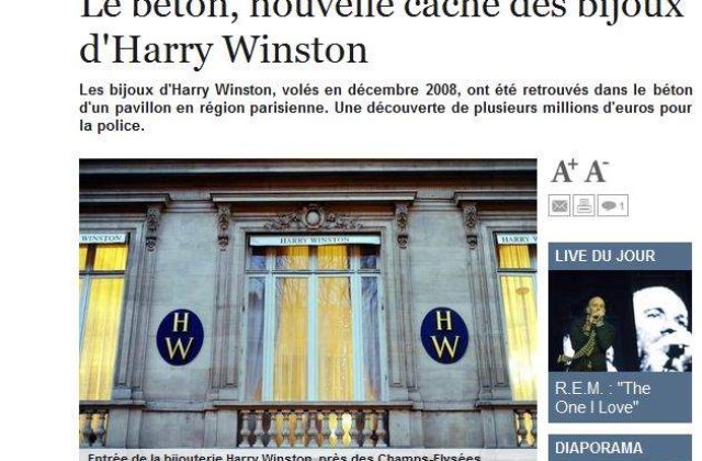 Franta: Bijuterii de 13,4 milioane de euro, descoperite intr-un canal