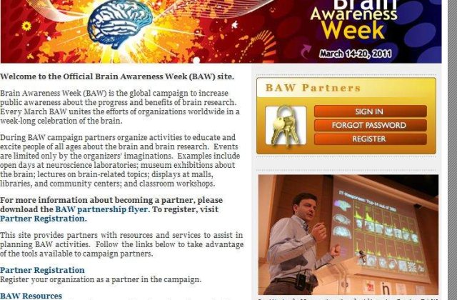 `Saptamana Creierului` celebrata intre 14-20 martie