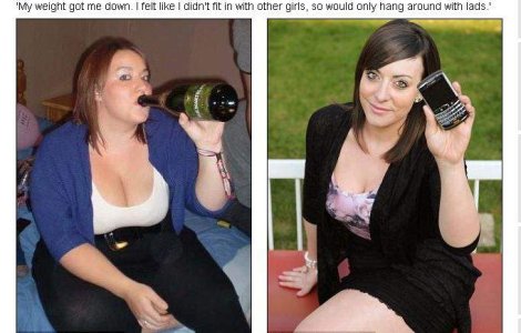 A slabit 44 de kg cu ajutorul unei aplicatii pentru telefonul mobil!